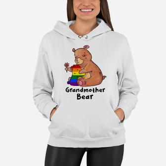Bear Mom Grandmother Bear Lgbt Women Hoodie - Seseable