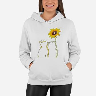 Best Cat Mom Ever Sunflower Mothers Day Gifts For Cat Lover Women Hoodie - Seseable