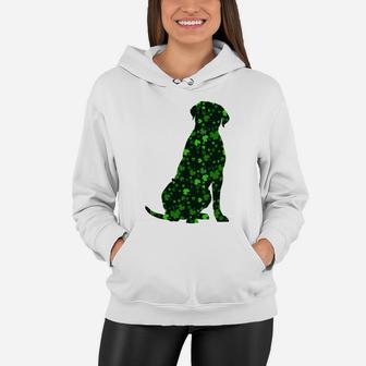 Cute Shamrock Cane Corso Mom Dad Gift St Patricks Day Awesome Dog Lovers Gift Women Hoodie - Seseable