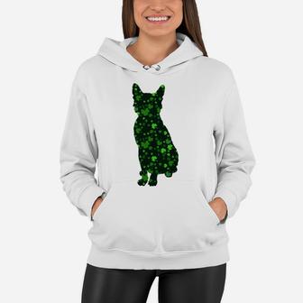 Cute Shamrock Lykoi Mom Dad Gift St Patricks Day Awesome Cat Lovers Gift Women Hoodie - Seseable