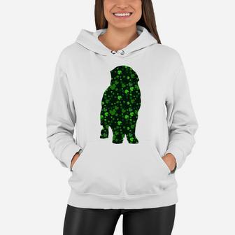 Cute Shamrock Newfoundland Mom Dad Gift St Patricks Day Awesome Dog Lovers Gift Women Hoodie - Seseable
