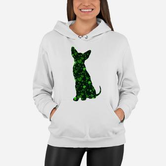 Cute Shamrock Oriental Shorthair Mom Dad Gift St Patricks Day Awesome Cat Lovers Gift Women Hoodie - Seseable