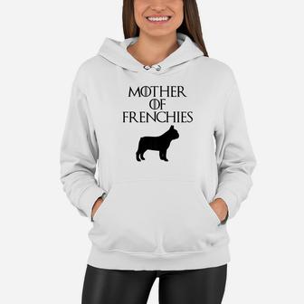 Cute Unique Black Mother Of Frenchies E010644 Women Hoodie - Seseable