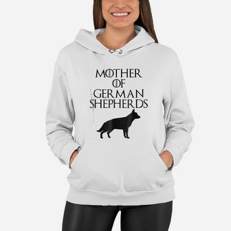 Cute Unique Black Mother Of German Shepherds Women Hoodie - Seseable