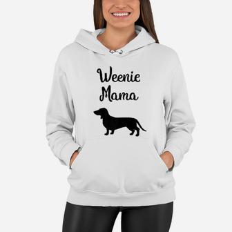 Dachshund Mom Weiner Dog Gift Women Hoodie - Seseable