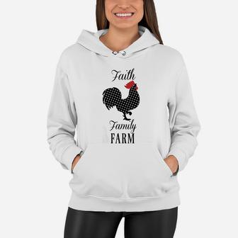 Faith Family Farm Women Hoodie - Seseable