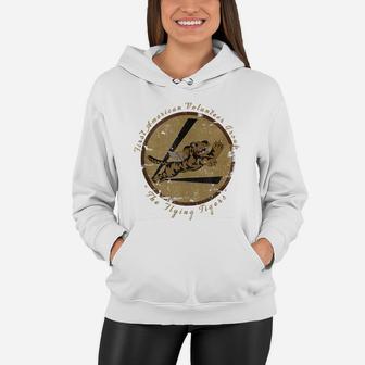 "flying Tiger Squadron Wwii Vintage Insignia T-shirt Women Hoodie - Seseable