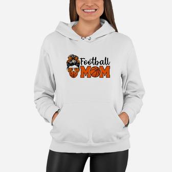 Football Mom Funny Gift Women Hoodie - Seseable