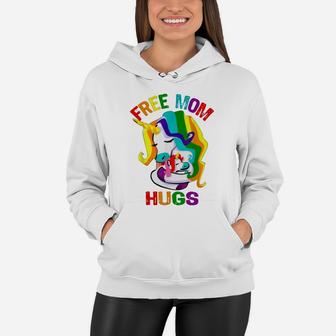 Free Mom Hugs Lgbt Gay Pride Shirt Women Hoodie - Seseable