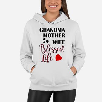 Grandmother Wife Life Women Hoodie - Seseable