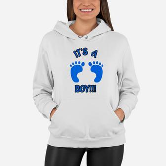 Its A Boy Funny For New Dad Mom Women Hoodie - Seseable