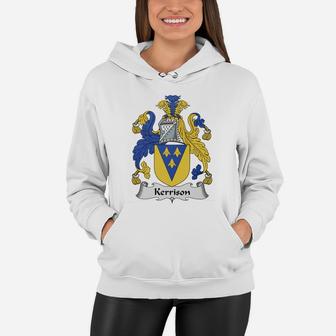 Kerrison Family Crest British Family Crests Women Hoodie - Seseable