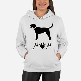 Lab Mom Labrador Black Dog Tshirt Women Hoodie - Seseable