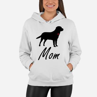Labrador Retriever Dog Black Lab Mom Women Hoodie - Seseable