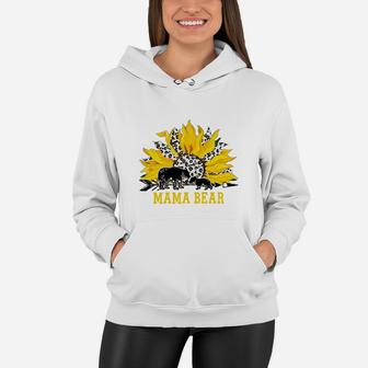 Mama Bear And Sunflower Women Gift, Mother's Day mom gift Women Hoodie - Seseable