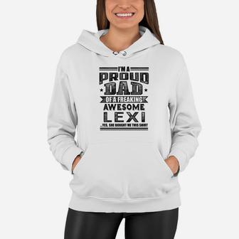 Mens Family Fathers Day Dad Daughter Lexi Name Men Women Hoodie - Seseable