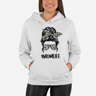 Mommy And Me Matching Outfits Leopard Girl Women Hoodie - Seseable
