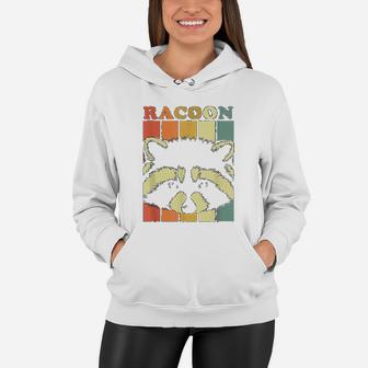 Racoon Vintage Colorful Women Hoodie | Seseable UK