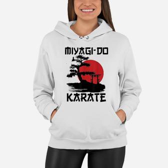 Retro Vintage Miyagi Do Karate Life Bonsai Tree Martial Arts Women Hoodie - Seseable