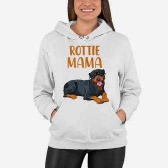 Rottie Mama Rottweiler Women Hoodie - Seseable