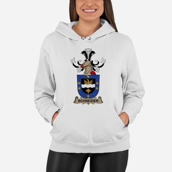 Schneider Coat Of Arms Austrian Family Crests Austrian Family Crests Women Hoodie - Seseable