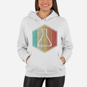 Science Chemistry Scientist Teacher Retro Vintage Women Hoodie - Seseable