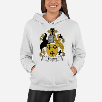 Shears Family Crest British Family Crests Women Hoodie - Seseable