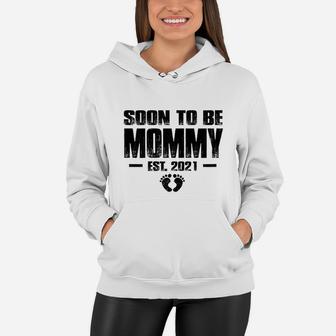 Soon To Be Mommy 2021 Expecting Mom Gifts Vintage New Mama Women Hoodie - Seseable