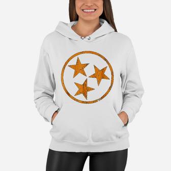 Tennessee Flag Vintage Grunge Distressed Graphic Women Hoodie - Seseable