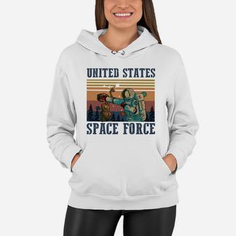 United States Space Force Vintage Shirt Women Hoodie - Seseable