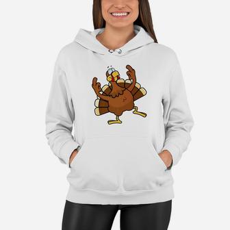 Vintage Funny Turkey Thanksgiving Women Hoodie - Seseable