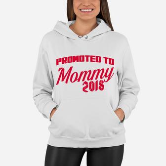Womens Wife Promted To Mommy 2018 Women Hoodie - Seseable