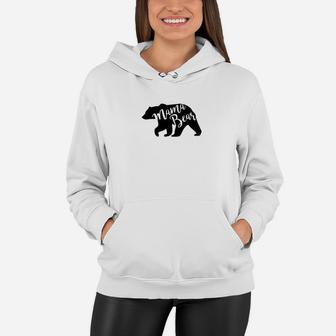 Womens Womens Mama Bear Cute Funny Mom Mothers Day Gift Women Hoodie - Seseable