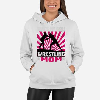 Wrestling For Mothers Moms Mama Coach Gift Women Hoodie