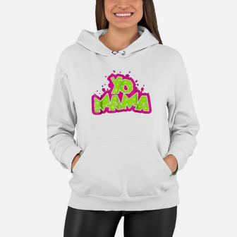 Yo Mama Funny 90s Hip-hop Party 1990s Women Hoodie - Seseable