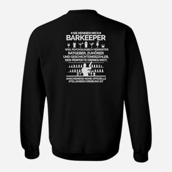 Barkeeper Stellenbeschreibung Sweatshirt - Seseable