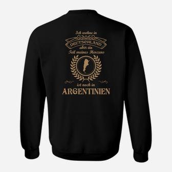 Deutschland-Argentinien Herkunfts Sweatshirt, Zwei Länder Liebe - Seseable