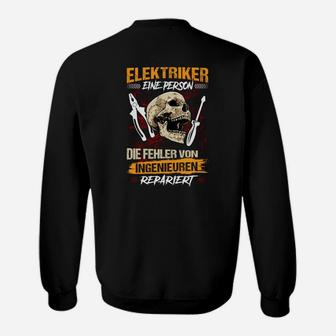 Elektriker Eine Person Die Fehler Von Sweatshirt - Seseable