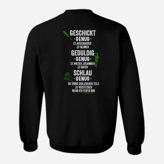 Geschickt Geduldig Schlau Sweatshirt - Seseable