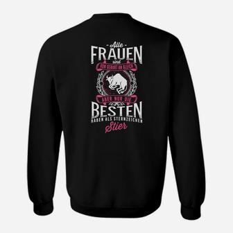 Herren Sweatshirt Schwarz mit Spruch, Geburtstagsmonat Damen Lustig - Seseable