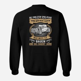 Hot Rod Herren Sweatshirt: Coolste Spielzeuge Selbstgebaut Motiv - Seseable