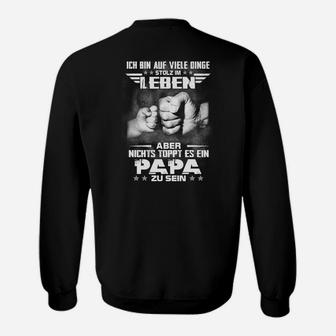 Ich Bin Auf  Papa Zu Sein Sweatshirt - Seseable