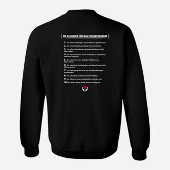 Lustiges Schwarzes Herren-Sweatshirt mit Sprüchen für Profis - Seseable