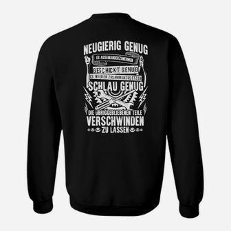 Mechaniker Neugierig Geschickt Und Schlau Sweatshirt - Seseable