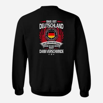 Patriotisches Deutschland Sweatshirt, Slogan Tee für Nationalstolz - Seseable