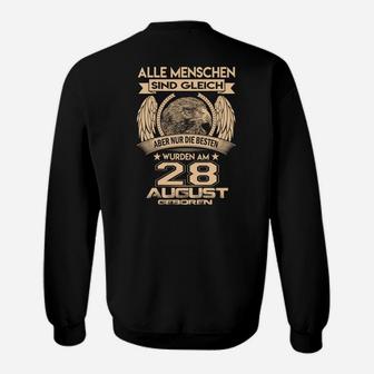 Personalisiertes Adler Geburtstags-Sweatshirt, 28. August Beste Geburt - Seseable