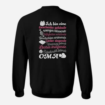 Personalisiertes Oma Sweatshirt - Geschichten & Liebe Spenden Tee - Seseable