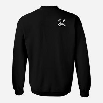 Schwarzes Herren-Sweatshirt mit Skull-Print, Cool für Männer - Seseable