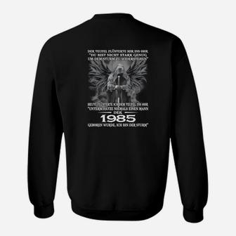 Vintage 1985 Geburtstags-Sweatshirt, Adler Motto Design - Seseable