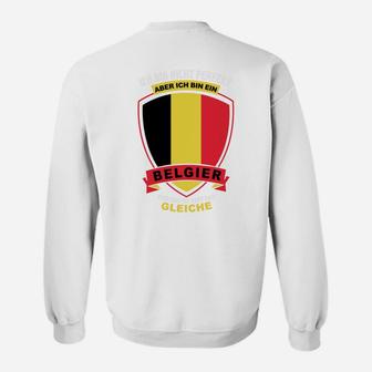 Belgien-Fan Sweatshirt Aber ich bin ein Belgier für Fußballfans - Seseable